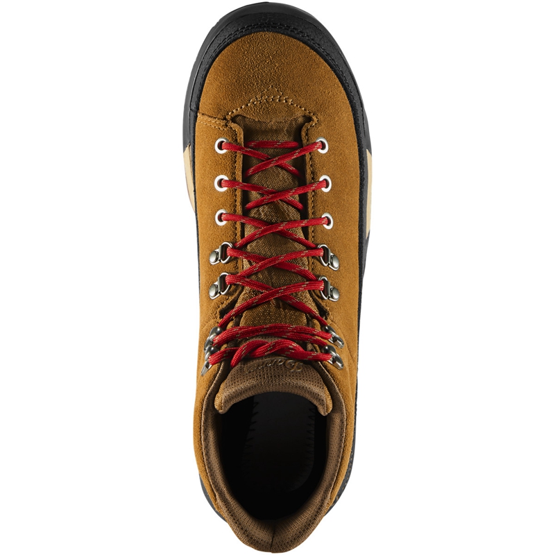 Brown / Red Men's Danner Panorama Hiking Boots | 73569-PATH