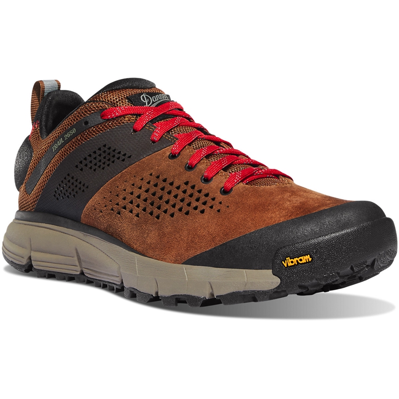 Brown / Red Men's Danner Trail 2650 Hiking Boots | 23605-UIVB