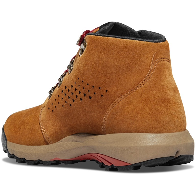 Brown / Red Women's Danner Inquire Chukka Hunting Boots | 86017-FTXK