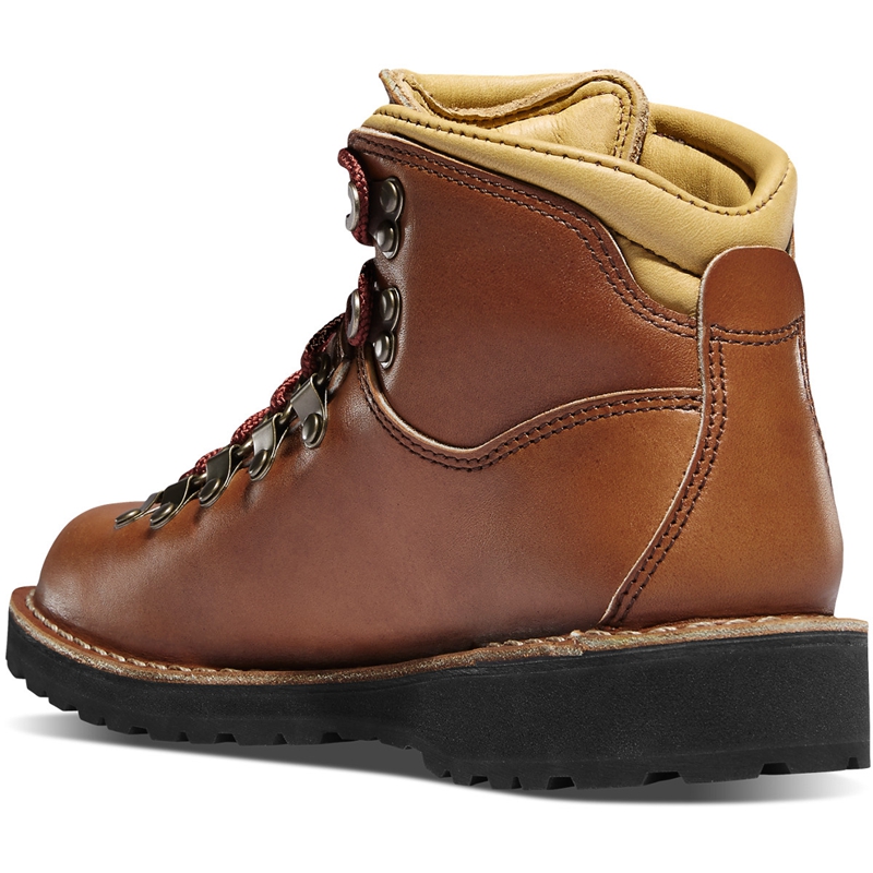 Brown Women's Danner Mountain Pass Hiking Boots | 63752-UCGM