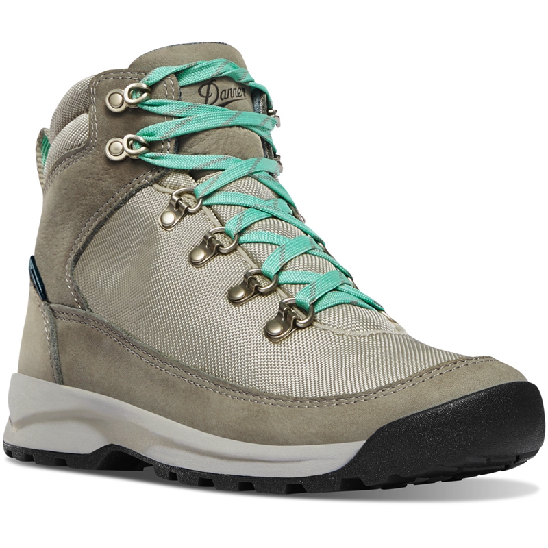 Dark Grey Women's Danner Hiking Boots | 92871-WUQV