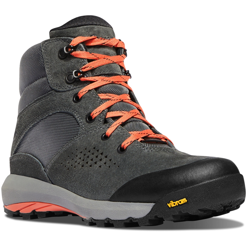 Dark Grey Women's Danner Inquire Mid Hiking Shoes | 19583-IPJN