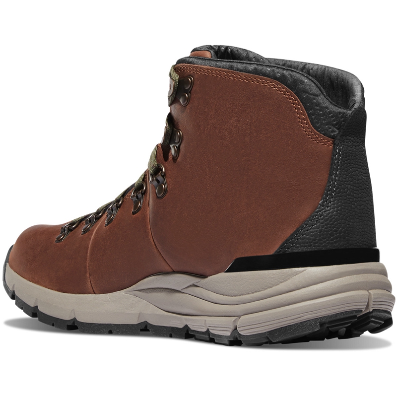 Green Men's Danner Mountain 600 Hiking Boots | 31406-NKCD