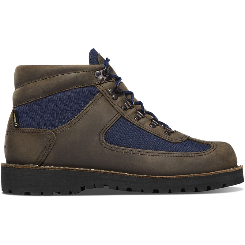 Grey Men\'s Danner Feather Light Work Boots | 19086-TMKU