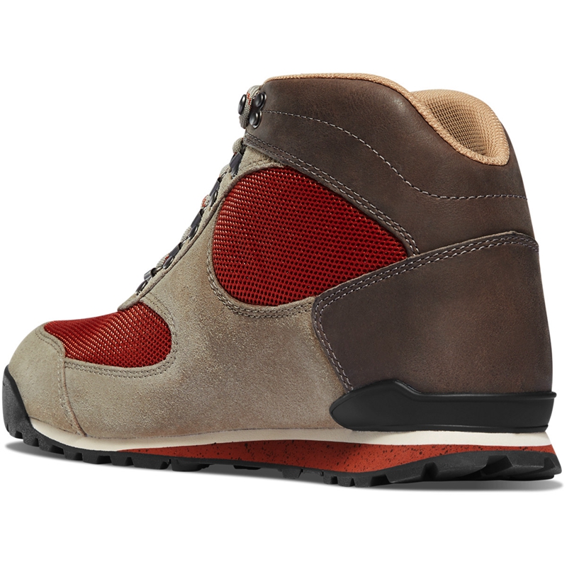 Grey / Red Women's Danner Jag Dry Weather Hunting Boots | 12795-TLKQ