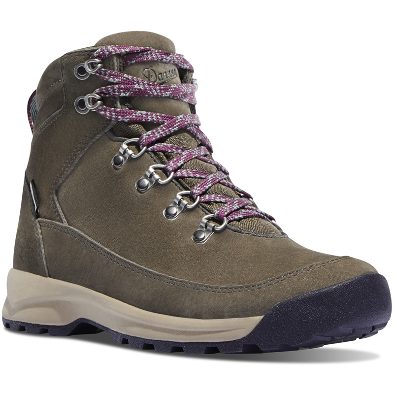 Grey Women's Danner Adrika Hiking Boots | 85062-QPAL