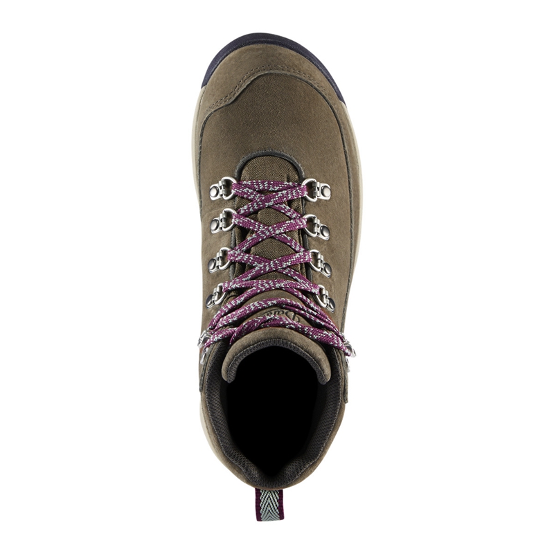 Grey Women's Danner Adrika Hiking Boots | 85062-QPAL