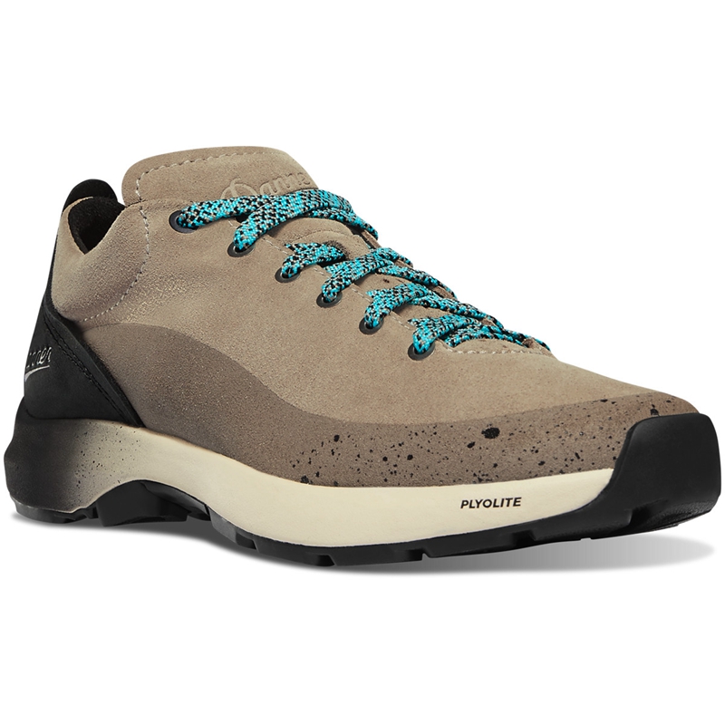 Grey Women's Danner Caprine Low Suede Hiking Boots | 53192-KPTW