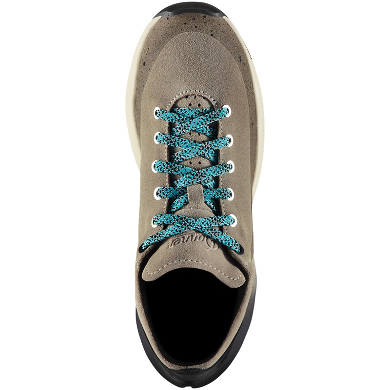 Grey Women's Danner Caprine Low Suede Hiking Boots | 53192-KPTW