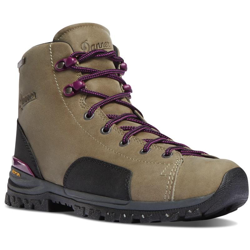 Grey Women's Danner Stronghold Work Boots | 58032-TNZX