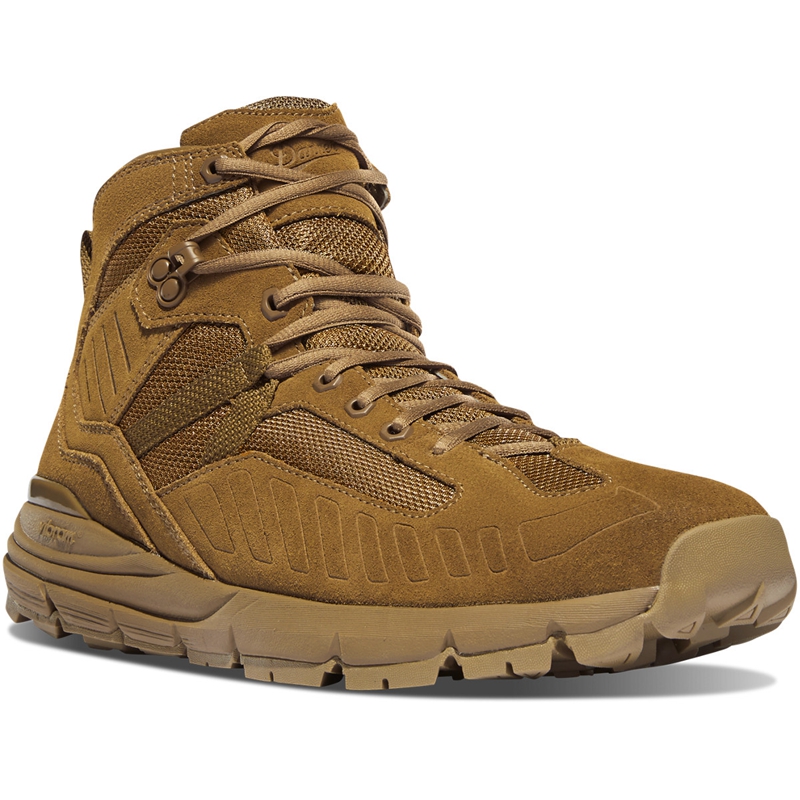 Khaki Men's Danner FullBore Tactical Boots | 32647-FQPB