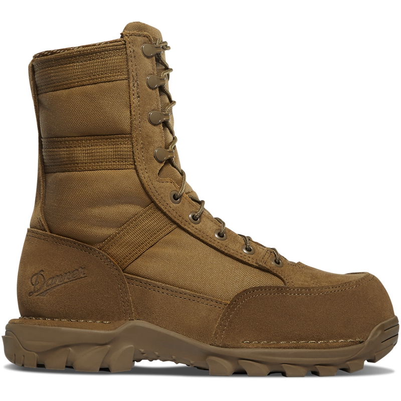 Khaki Men\'s Danner Rivot TFX Military Boots | 42673-YDVI