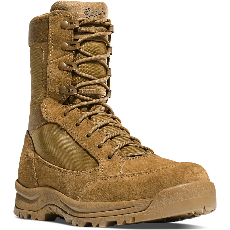 Khaki Women's Danner Tanicus Military Boots | 65041-HMJI