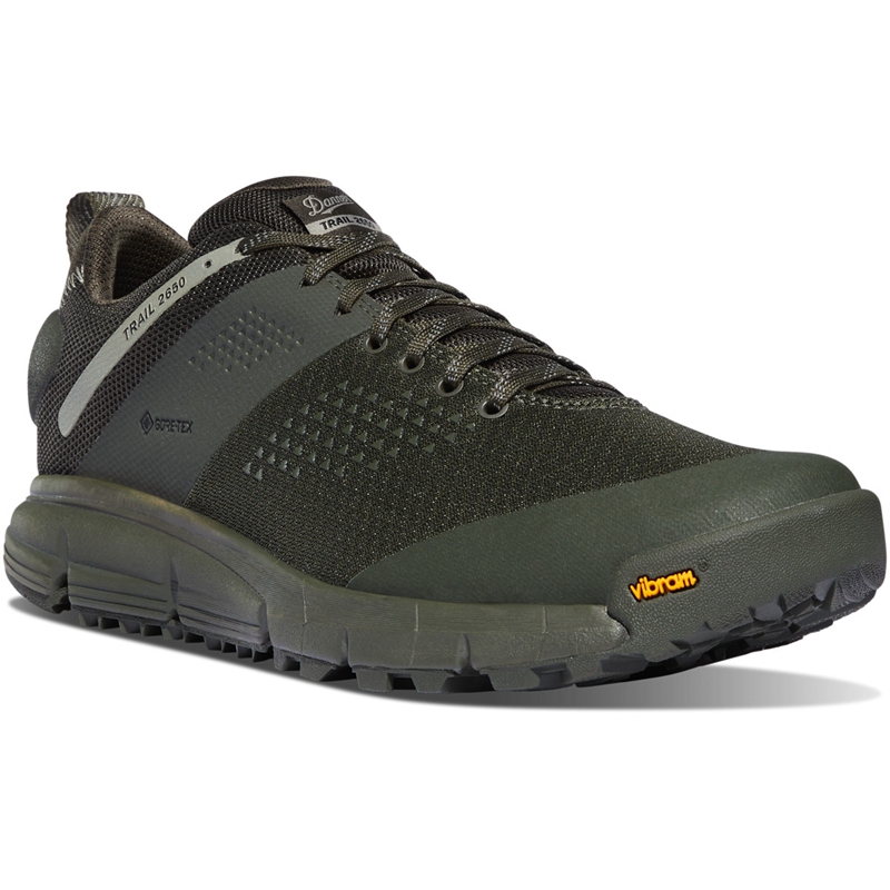 Olive Men's Danner Trail 2650 Mesh GTX Hiking Boots | 20657-DGBC