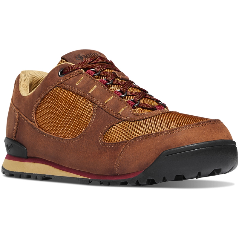 Red Men's Danner Jag Low Hiking Boots | 31627-WNTZ