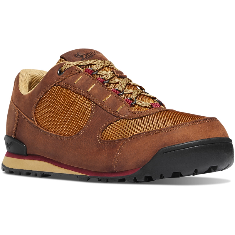 Red Men's Danner Jag Low Hiking Boots | 31627-WNTZ